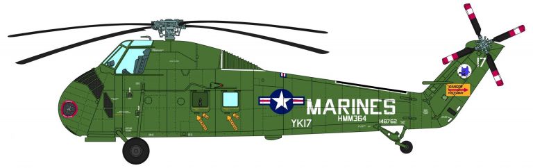 H-34A Pirate /UH-34D Marines