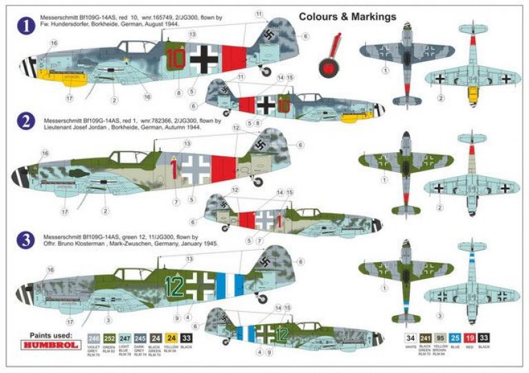 Bf 109G-14 / AS JG.300 - NEW TOOL