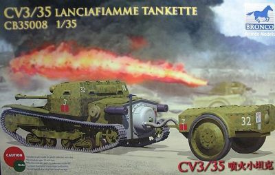 CV3/35 Lanciafiamme tankette Bronco Model