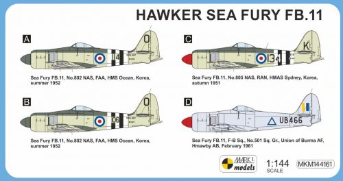 Hawker Sea Fury FB.11 ‘Far East' Mark I Models