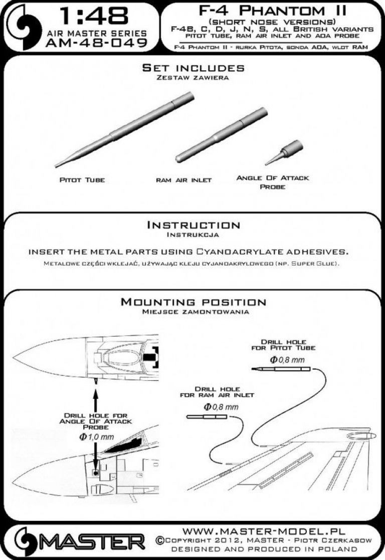 F-4 Phantom II (Short nose versions)