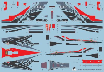 Tornado IDS 311 ° GV RSV 60th Anniversary Italeri