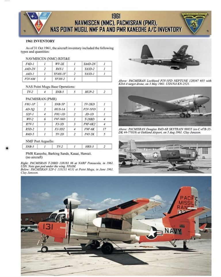 Point Mugu Test Centres, A Pictorial History - Part One (1945-1975)