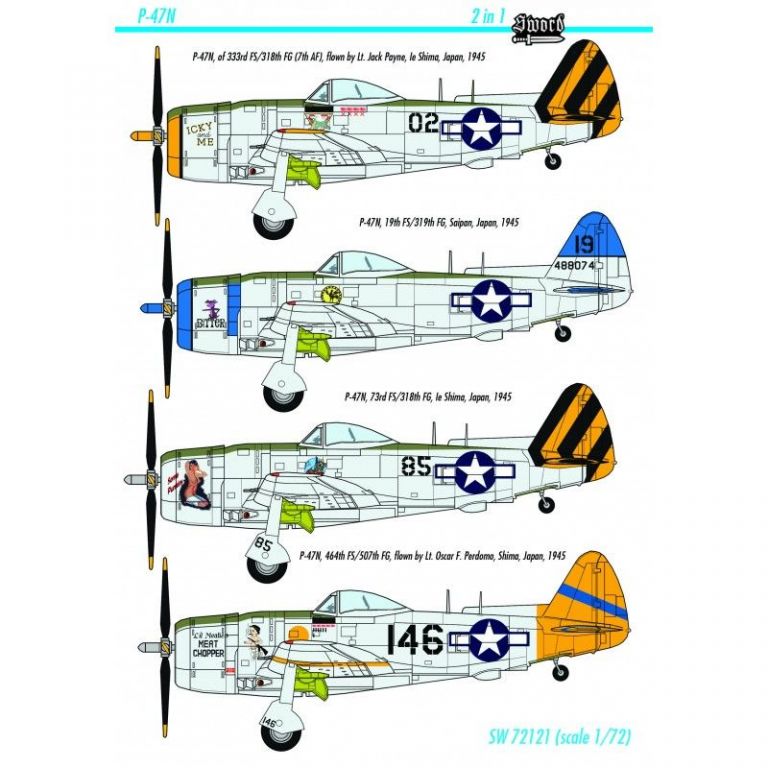 Republic P-47N THUNDERBOLT 2 in 1