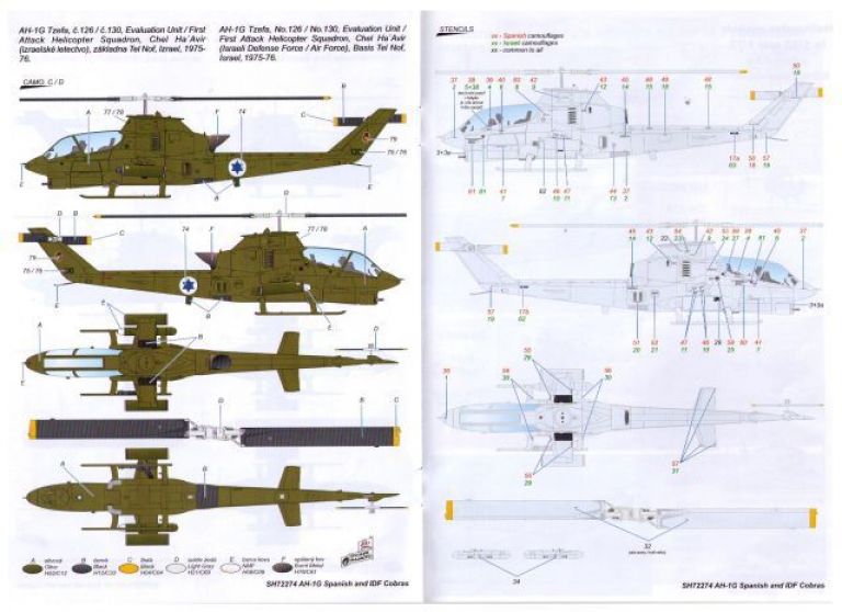 AH-1G Cobra "Spanish & IDF Cobras"