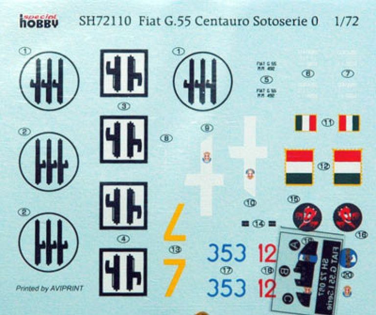 Fiat G.55 Centauro "Sottoserie 0"