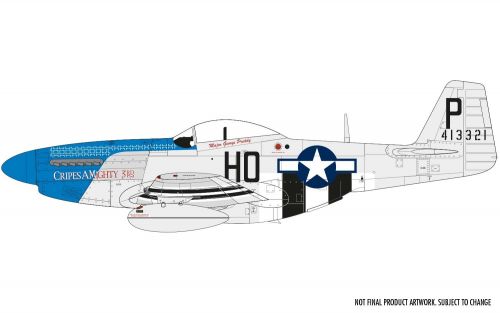 North American P-51D Mustang (filletless tail) Airfix